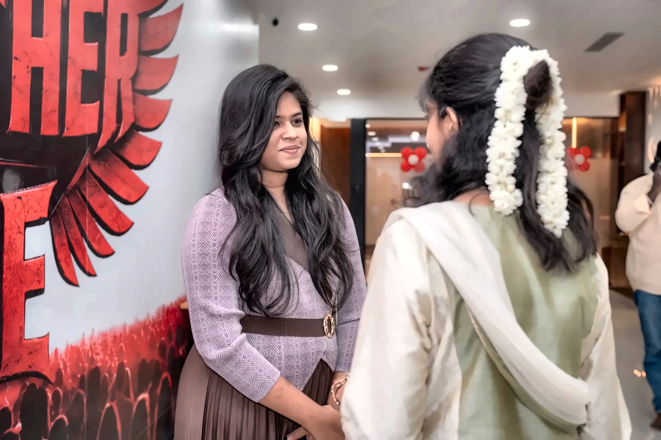 S.N.Rathnadevi in conversation at an industry event